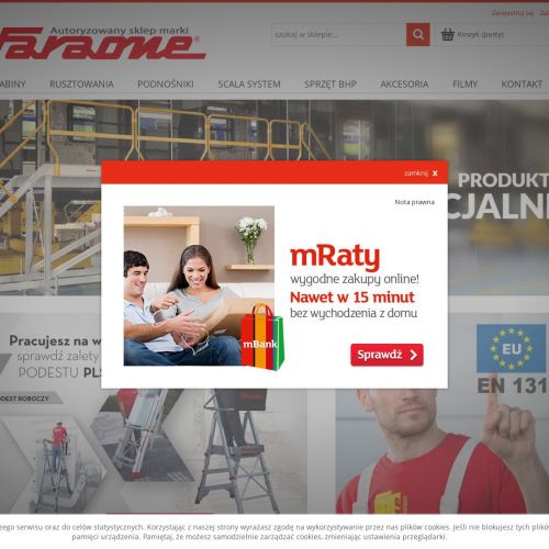 Rusztowanie faraone top system - Gdańsk