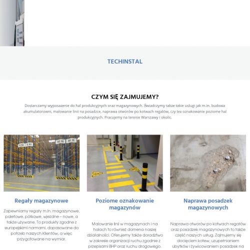 Montaż regałów magazynowych Warszawa