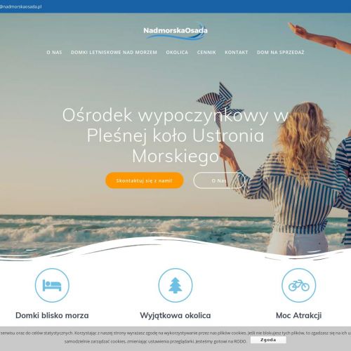 Domki przy plaży pleśna