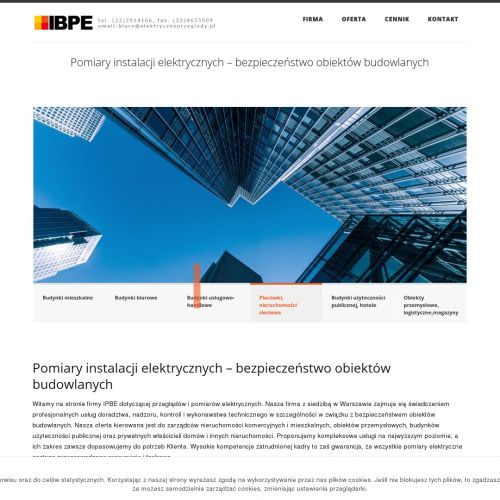 Pomiar oświetlenia awaryjnego w Katowicach