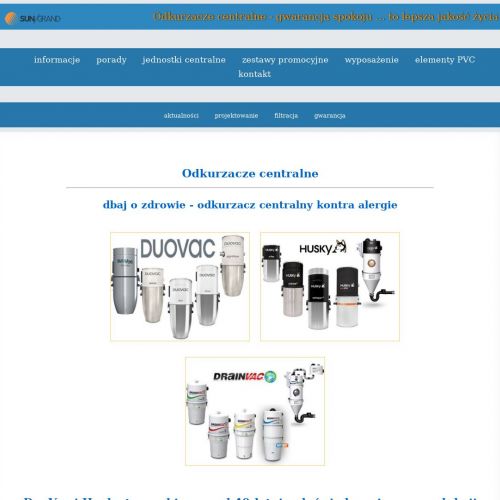 Odkurzacz centralny zestaw łódź - Sieradz