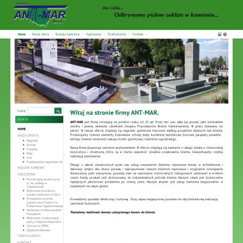 Kamieniarstwo w Częstochowie