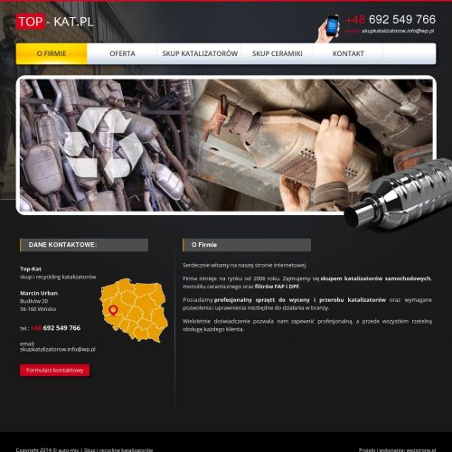 Katowice - skup ceramiki katalizatorów online