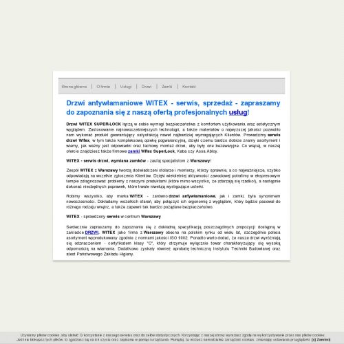 Warszawa - witex drzwi antywłamaniowe