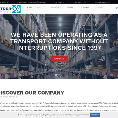 Transport towarów świeżych w Warszawie