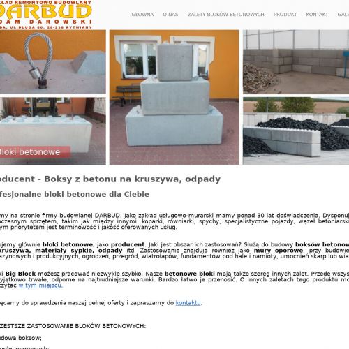 Łódź - blok betonowy producent