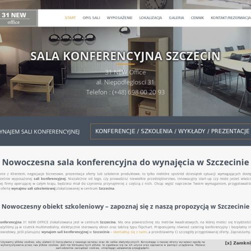 Sale konferencyjne do wynajęcia w Szczecinie