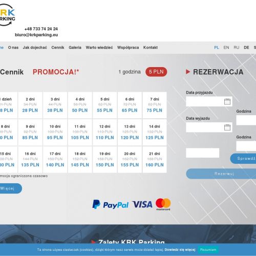 Kraków - balice lotnisko parking