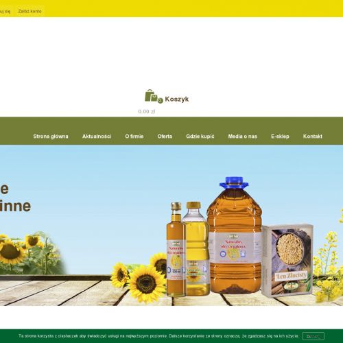 Olej lniany nierafinowany