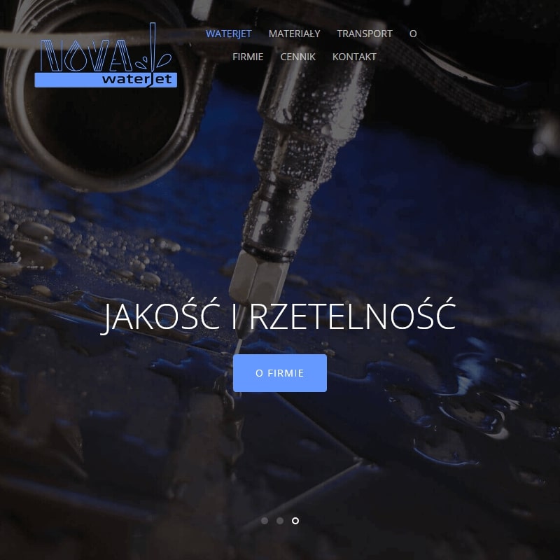 Cięcie kamienia wodą - Poznań