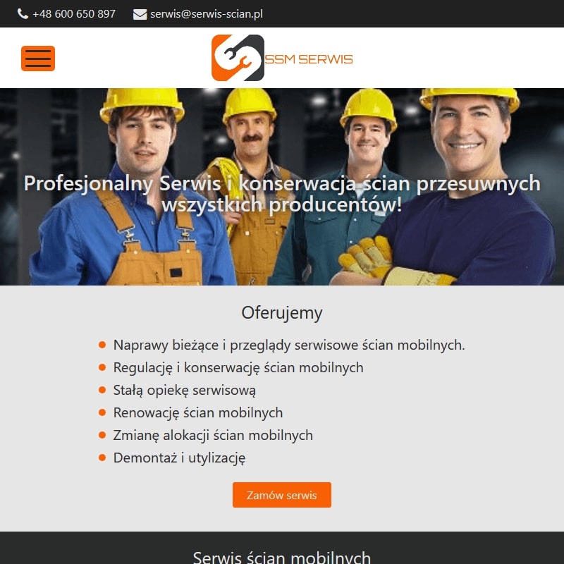 Katowice - naprawa ścian składanych