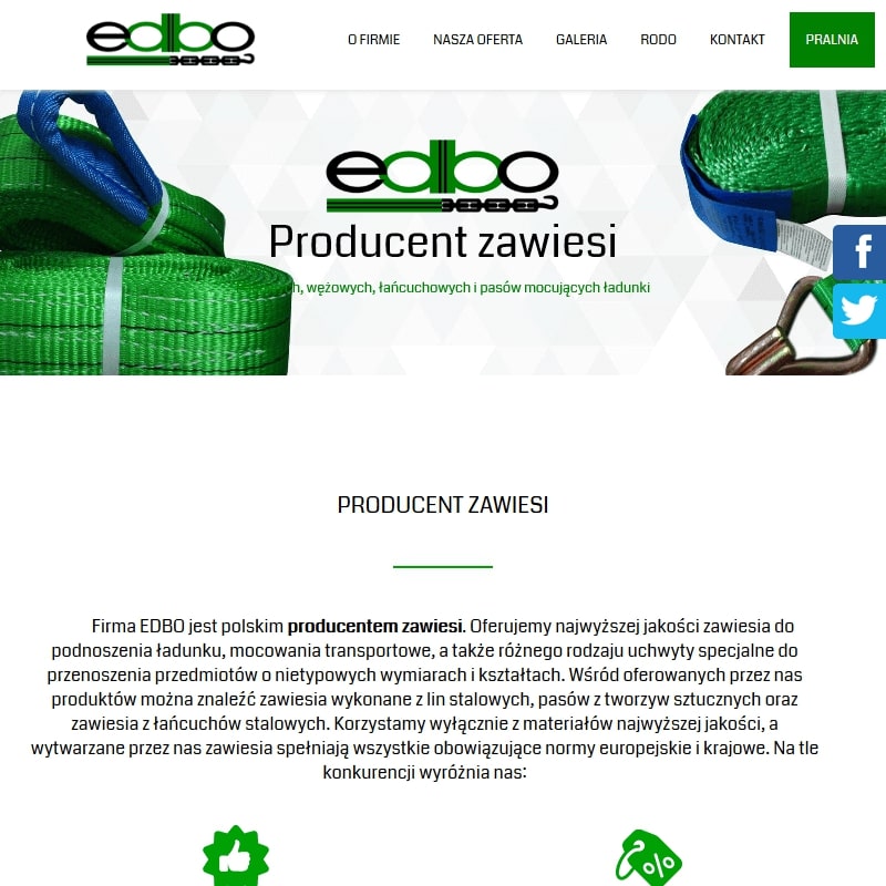 Zawiesia pasowe z hakami w Katowicach