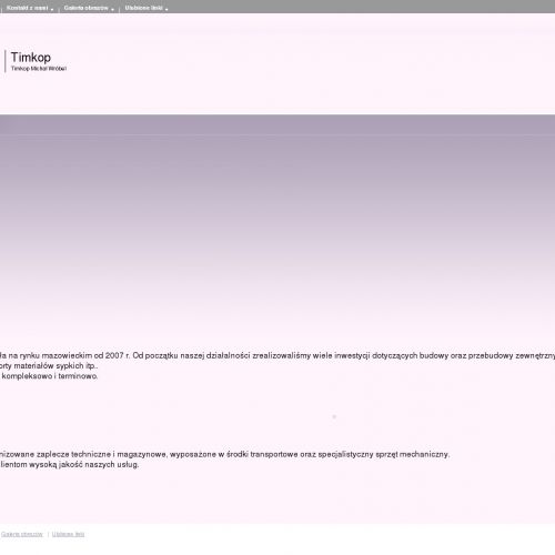 Usługi koparko ładowarką - Legionowo