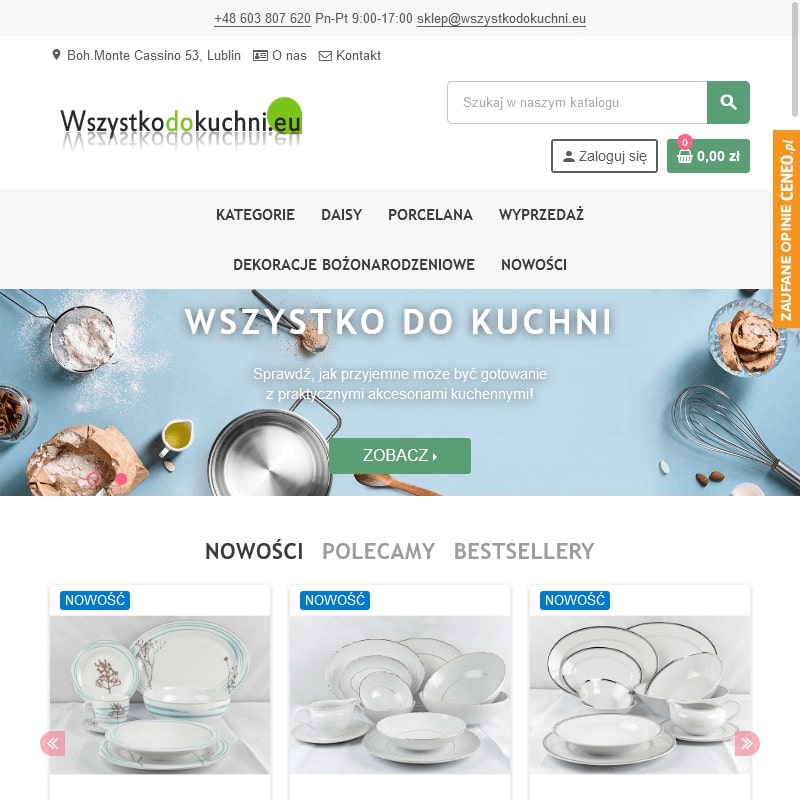 Porcelana bogucice filiżanki w Chodzieży