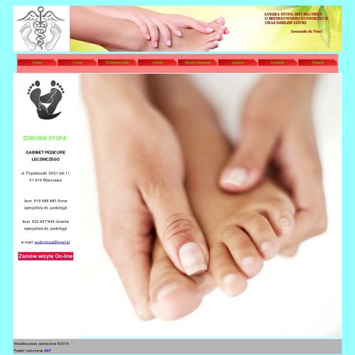 Gabinet podologiczny w Warszawie