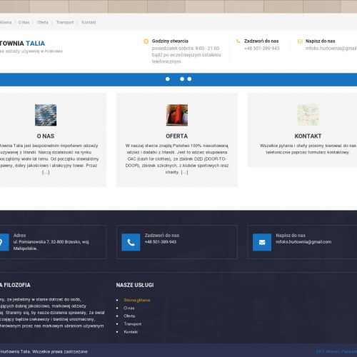 Hurtownia odzieży używanej dziecięcej