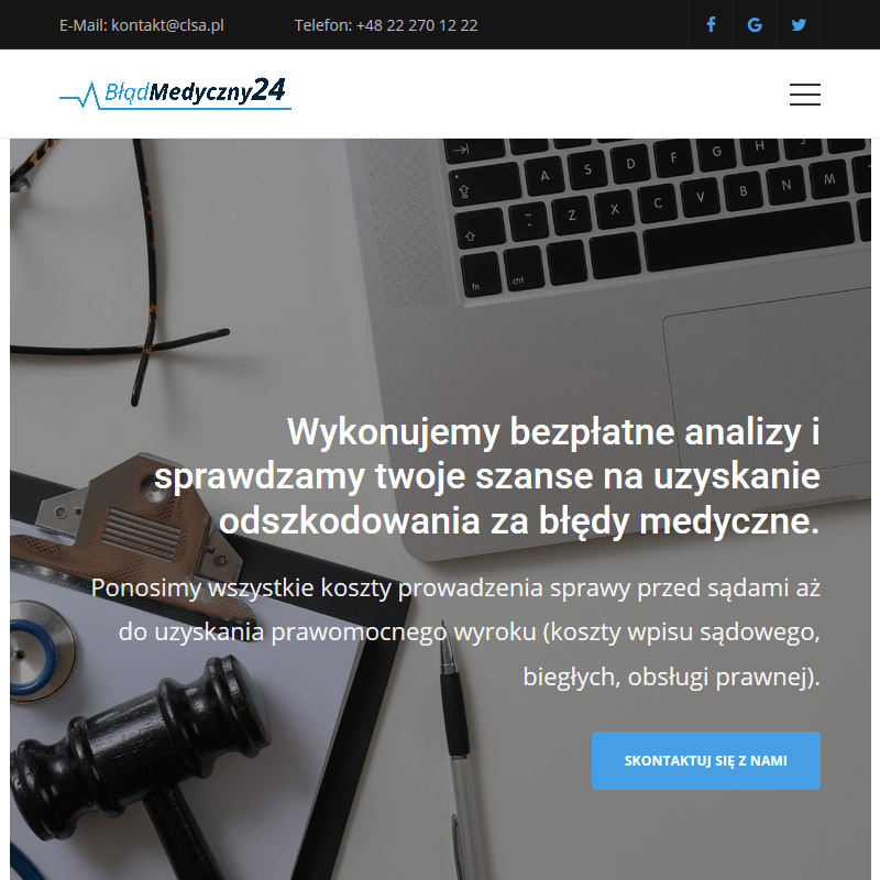 Odszkodowanie za błąd medyczny