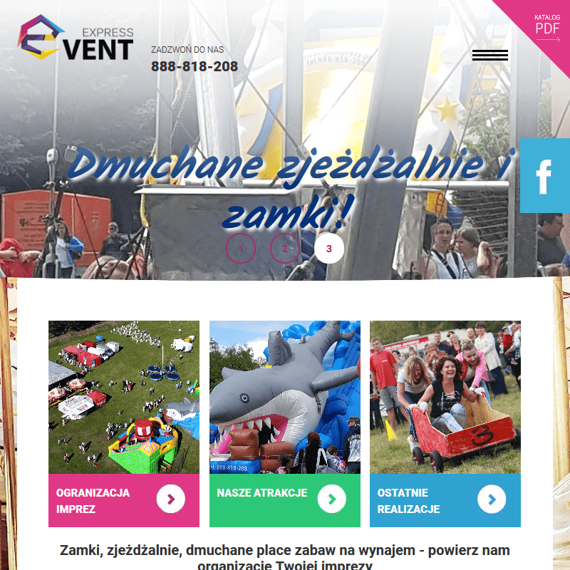 Poznań - zamki dmuchane