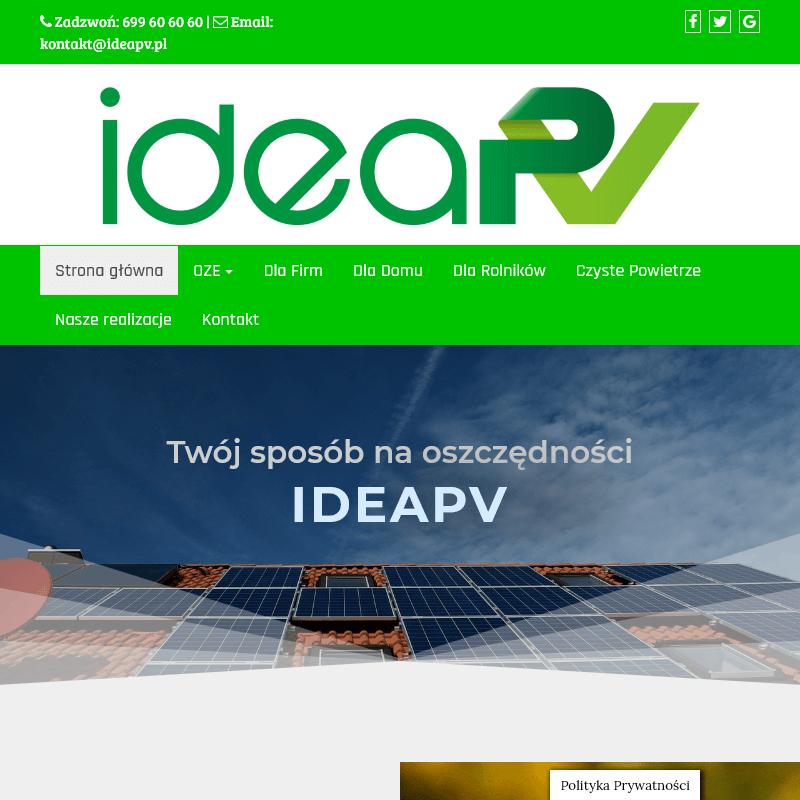 Instalacje oze w Poznaniu