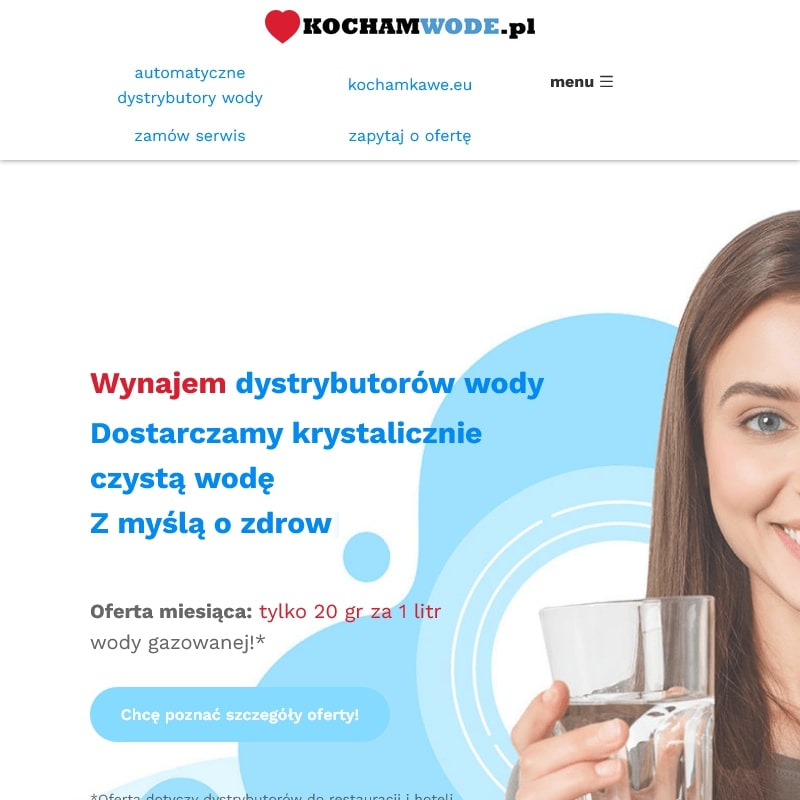 Bezbutlowy dystrybutor wody - Warszawa