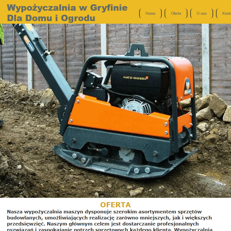 Wynajem świder glebowy w Gryfinie