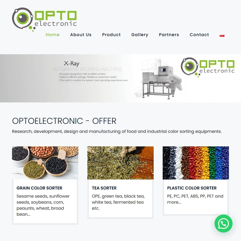 Sortownik przemysłowy