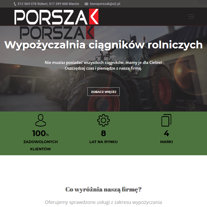 Wynajem ciągnika rolniczego