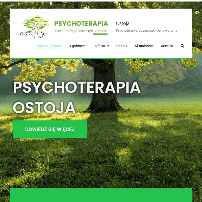 Psychoterapia dla dorosłych - Warszawa