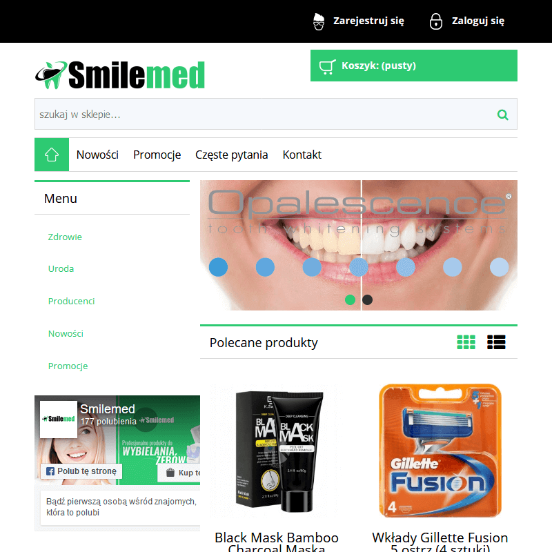 Preparat wybielający zęby