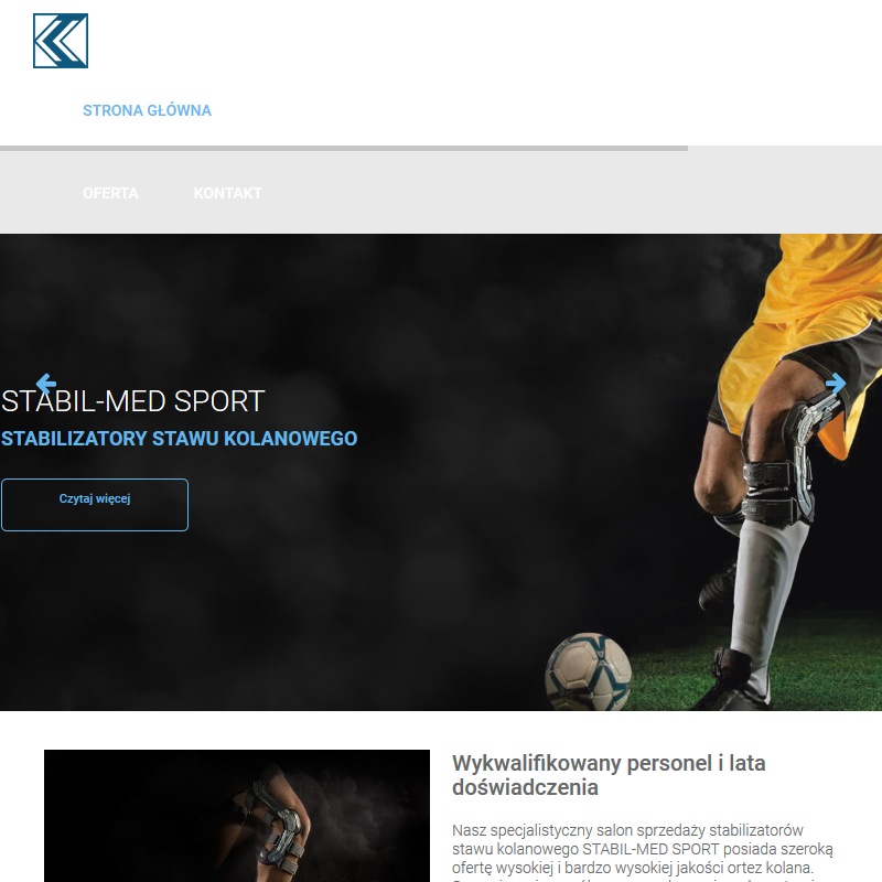 Usztywniacz na kolano w poznaniu