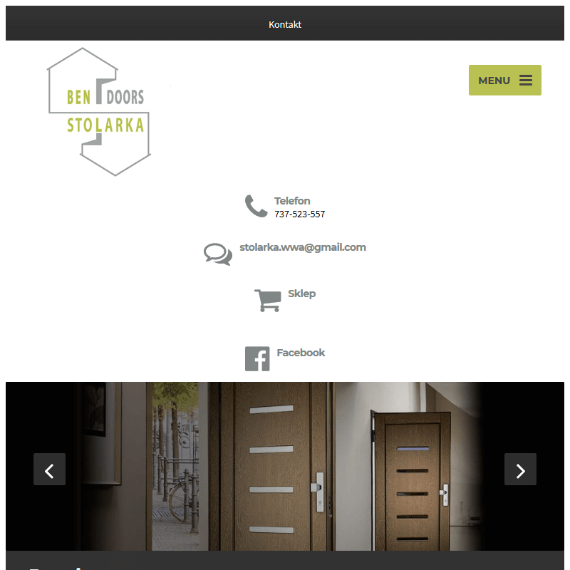 Drzwi zewnętrzne drewniane Warszawa