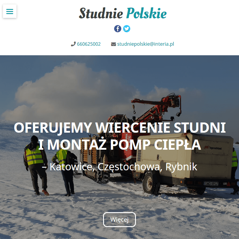 Wiercenie studni Zawiercie