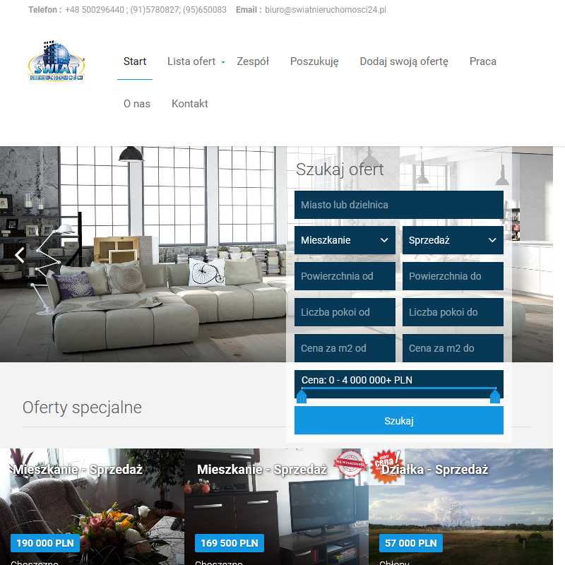 Choszczno - nieruchomości