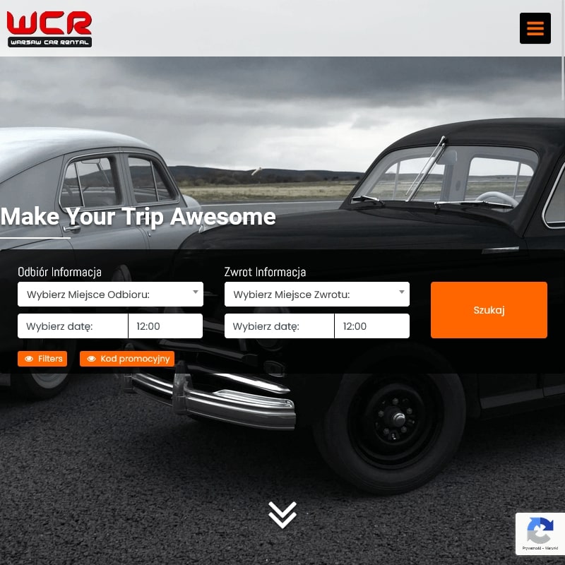 Rent car w Warszawie